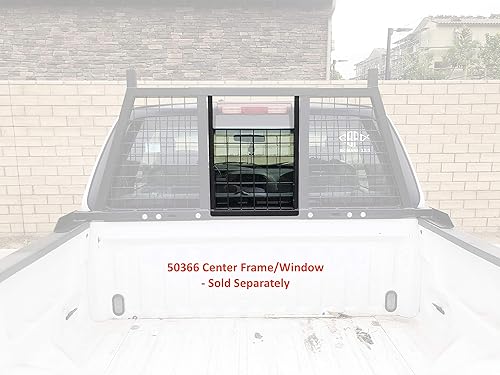 Miniatura 7 de MaxxHaul 50257 Estante ajustable para dolor de cabeza de camión, se adapta a camas de 62 a 76.5 pulgadas, montaje atornillado sin taladro, pantalla