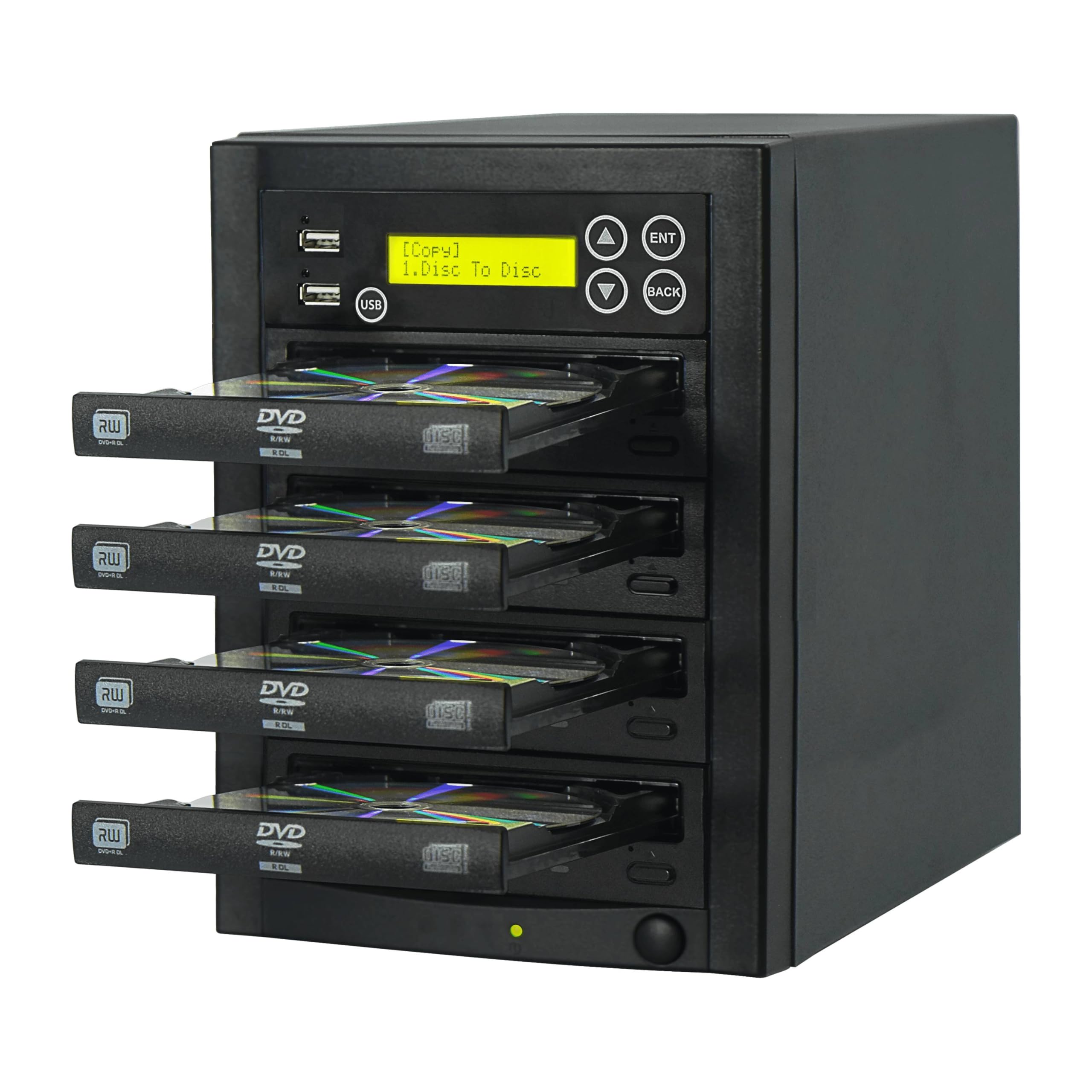 EZ DUPE Duplicador 1:3 de Memoria USB y Discos – Clonador de USB a DVD/CD (Media Maven Plus)