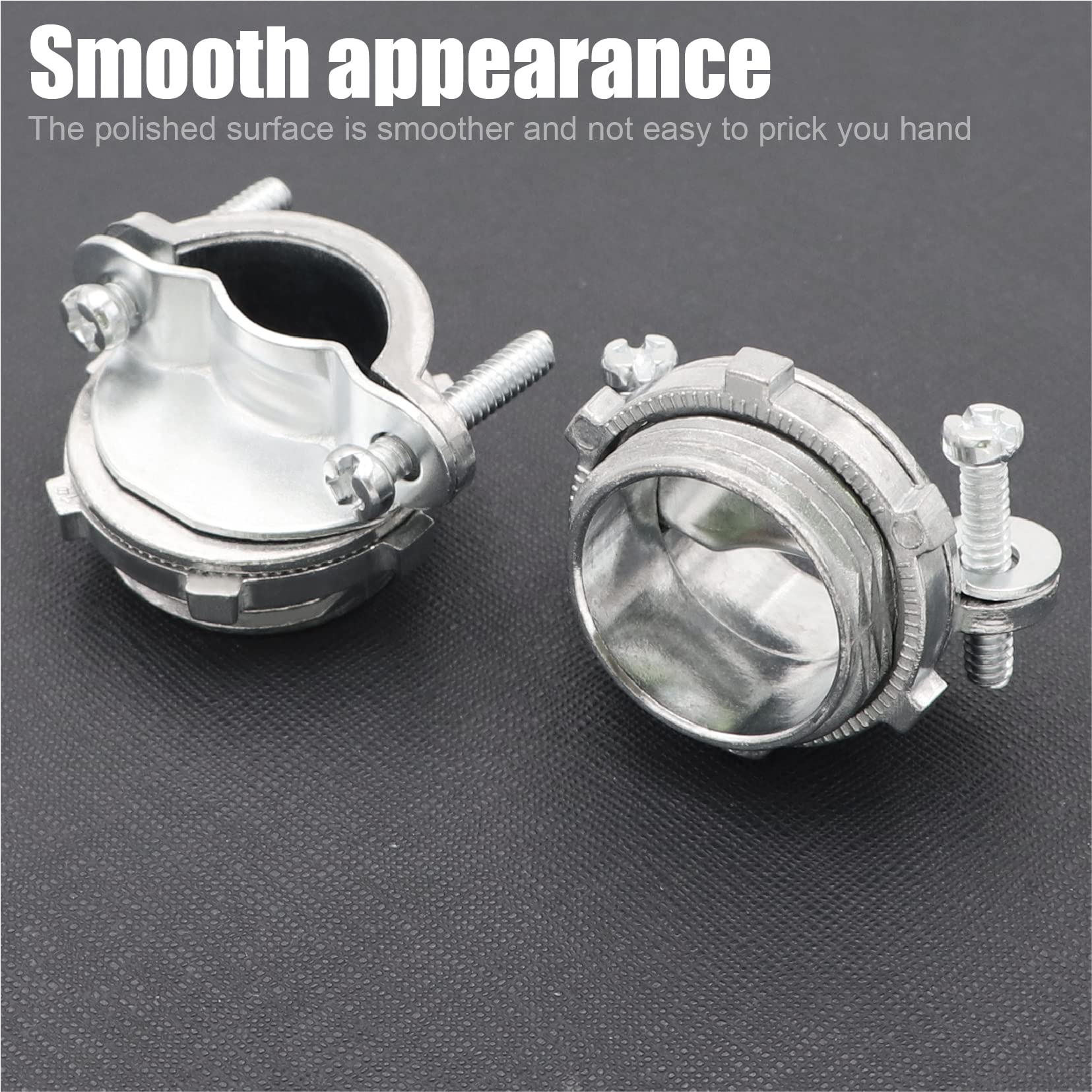 24PCS 1/2" Clamp Type Cable Connectors for Non-Metallic NM Cable — Amazon image 4