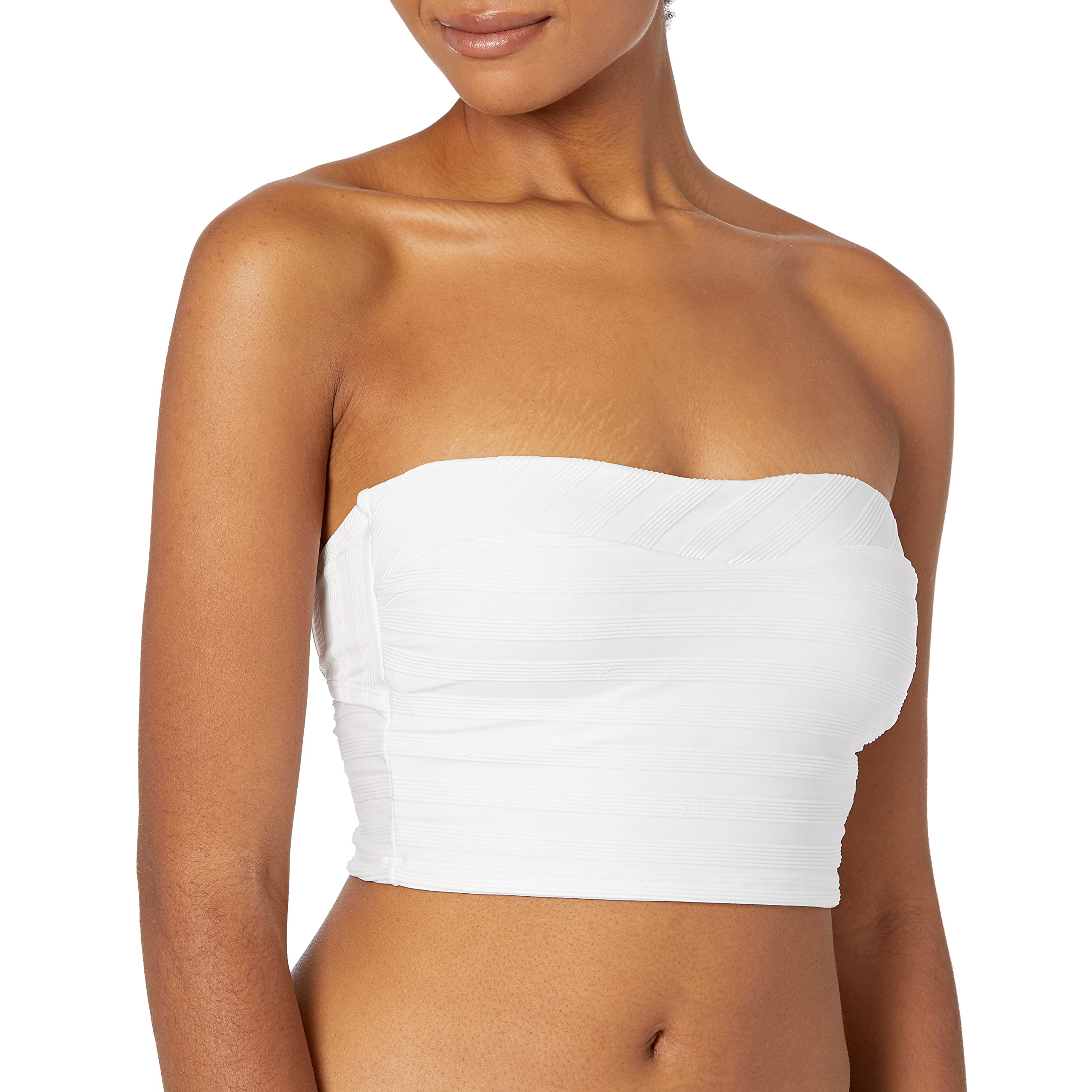 La Blanca Womens in The Groove Bandeau Bikini Top