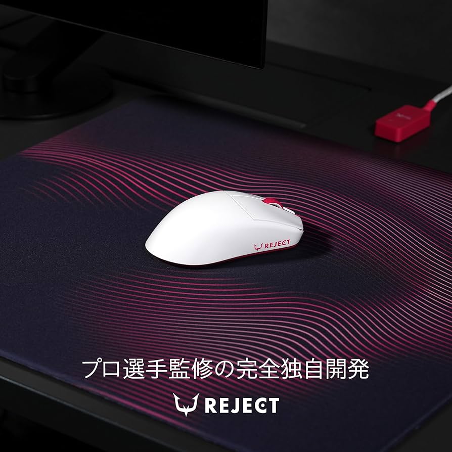 ローリング•ストーンズ　マウスパッド　レッド ローリング•ストーンズ マウスパッド レッド ローリング