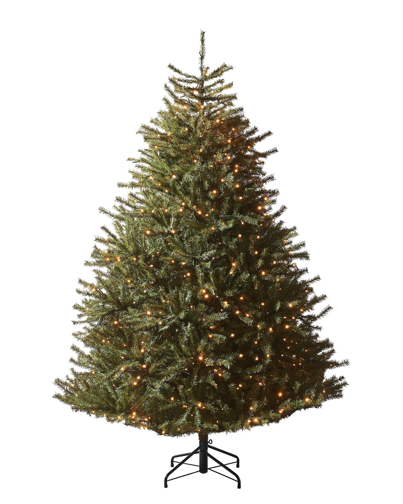 Pre-Lit Foxtail Pine Christmas Tree, 550 Warm White LED Lights