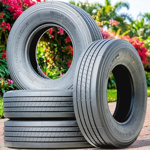 Set of 4 (FOUR) Transeagle ST Radial All Steel Heavy Duty Premium Trailer Radial Tires-ST235/85R16 235/85/16 235/85-16 132/127M Load Range G LRG 14-Ply BSW Black Side Wall