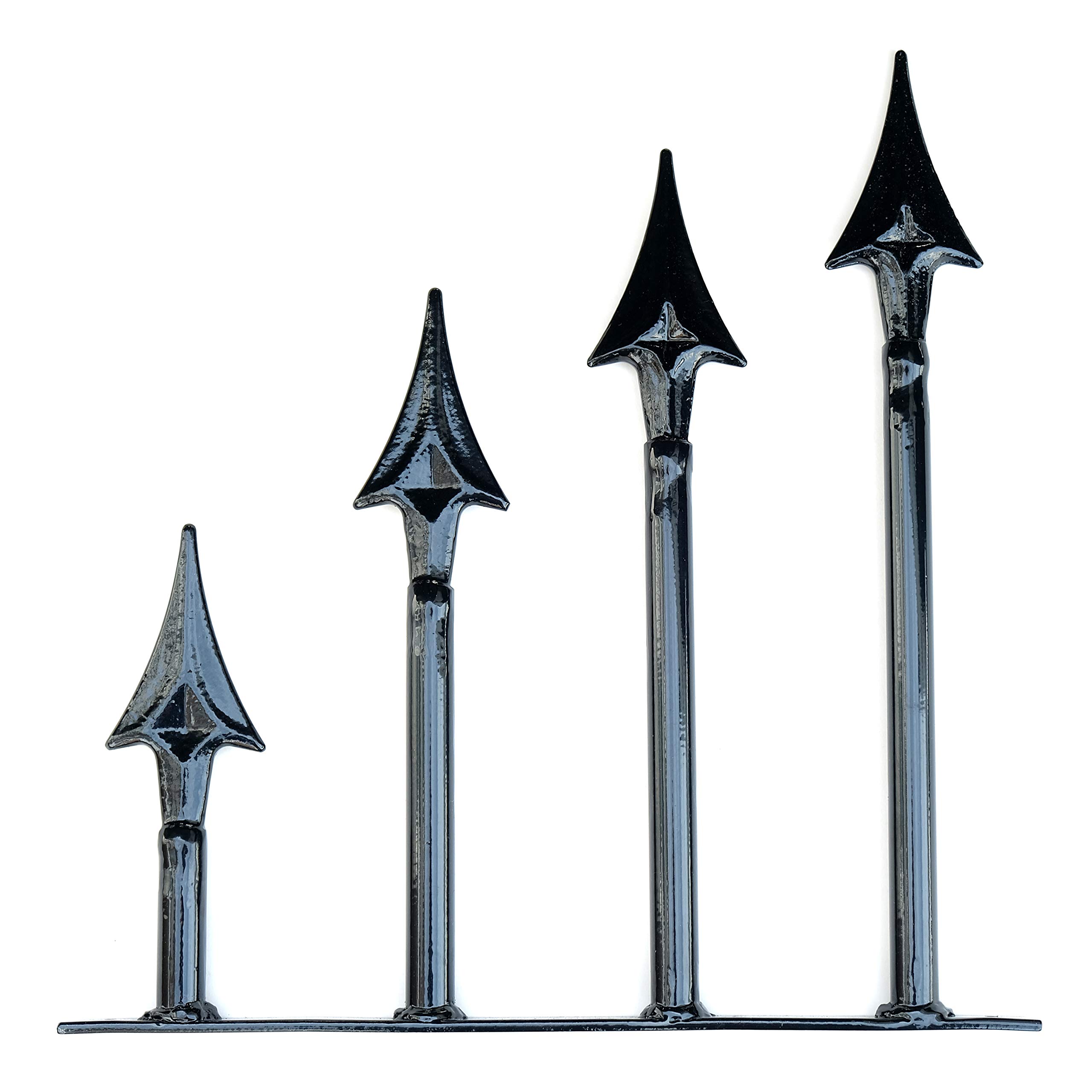 Avonstar Classics Range Black Decorative Garden Fence Spikes