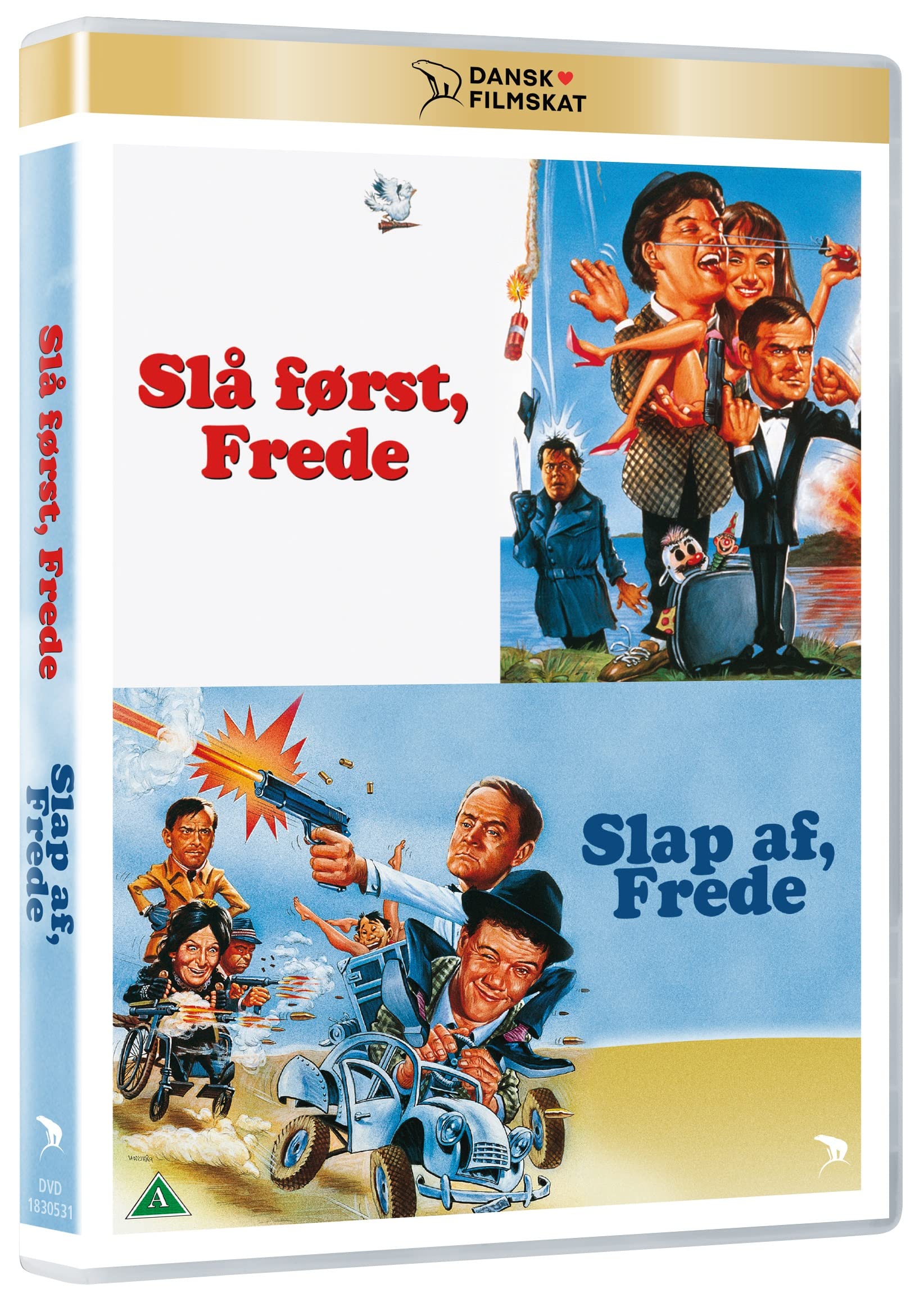 Slap af Frede & Slå først Frede - 2DVD