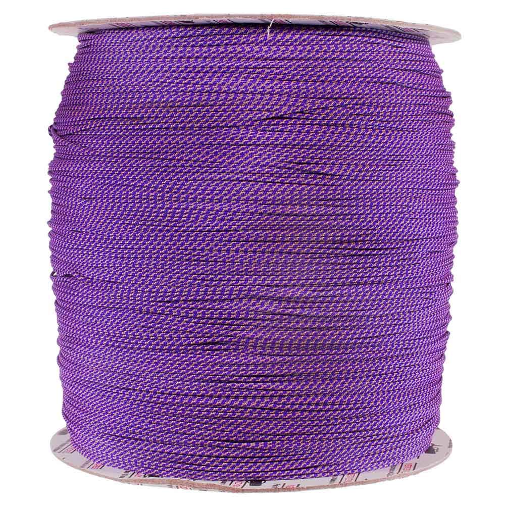 Paracord Planet Dyneema Speed Lace, 1,8 mm, unzerbrechliche und leichte Faser, Violett & Beige, 250 Feet