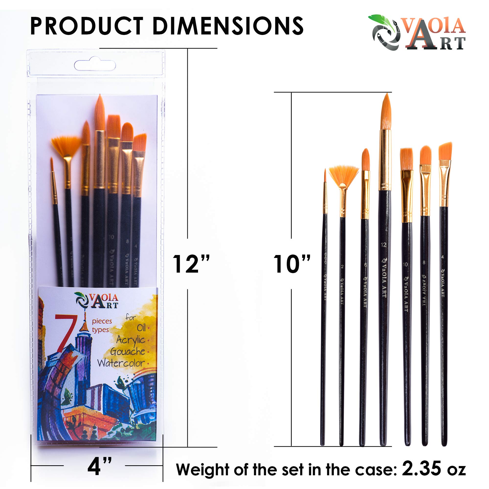 Paint Brush Set for Acrylic Painting Artist Paint Brushes Watercolor Brush Professional Oil