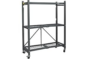 Origami Kitchen Cart: Foldable, Heavy-Duty Metal Storage Solution