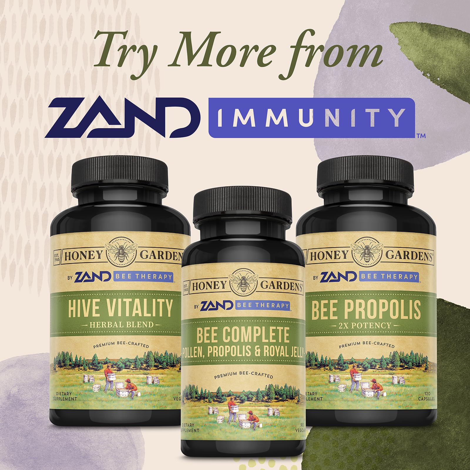 Amazon.com: ZAND Bee Therapy Bee Complete - Bee Pollen, Propolis
