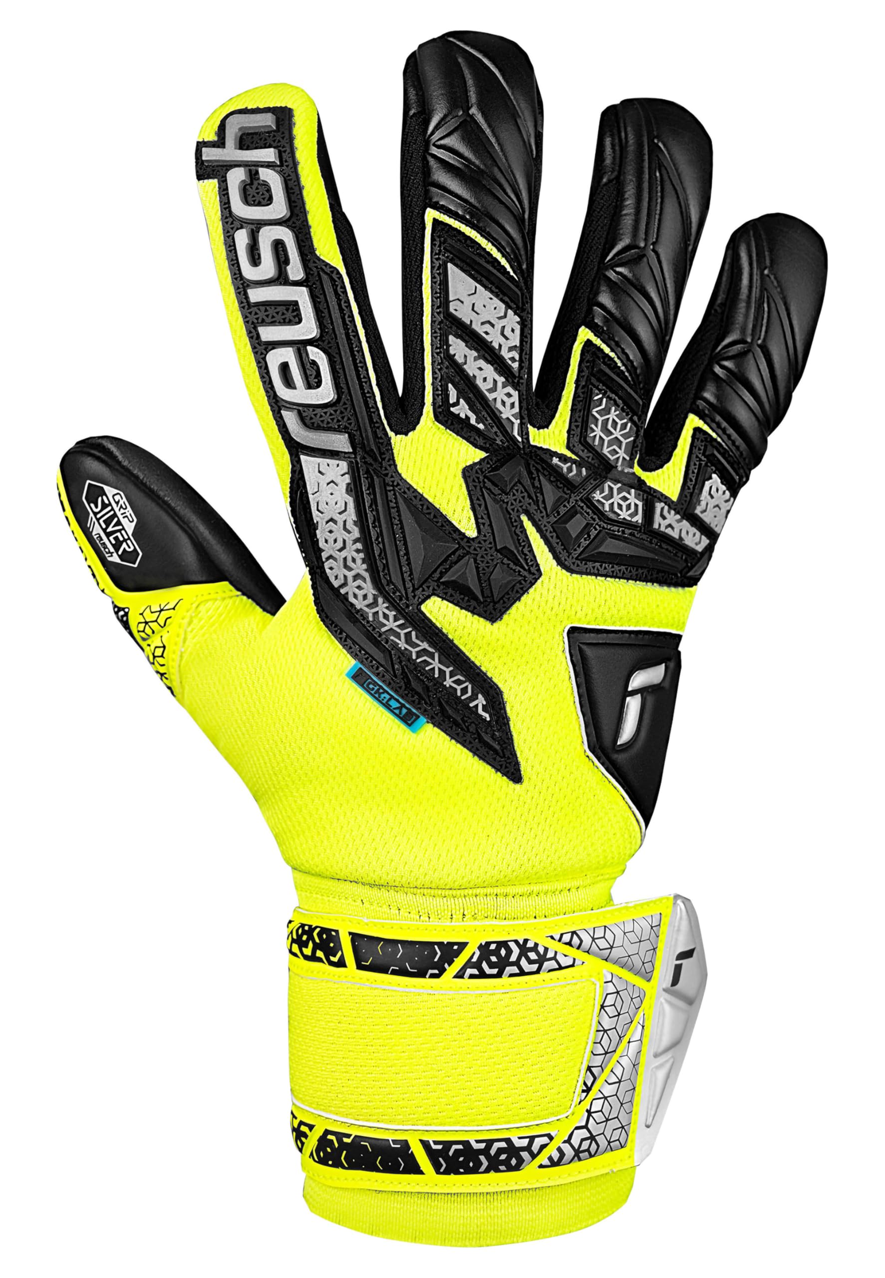 Reusch Attrakt Freegel Silver - Guanti da Portiere Unisex Adulto