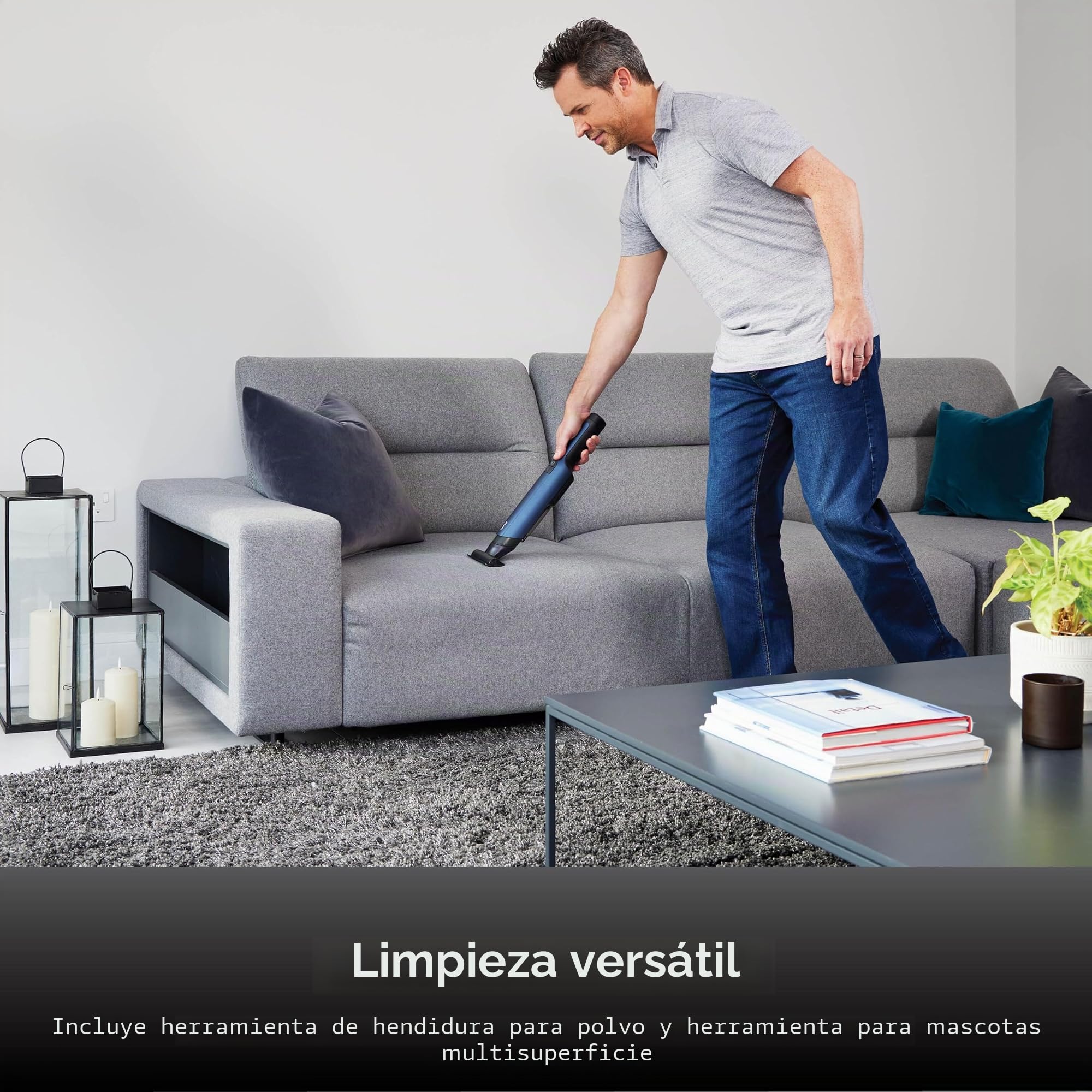 Shark Handheld Vacuum Aspiradora de Mano, Azul