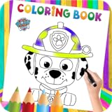 Glitter Paw Coloring Book Game For Kids