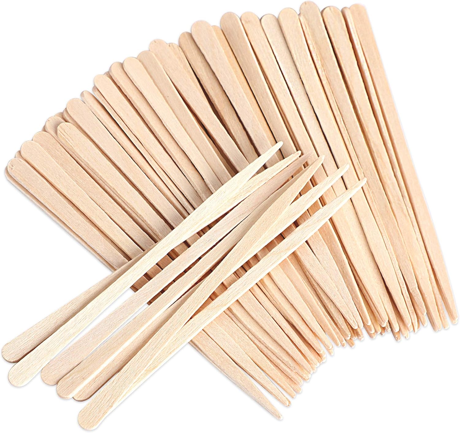 200 Pcs Eyebrow Wax Sticks Wax Applicator, Wood Wax Spatulas for Face
