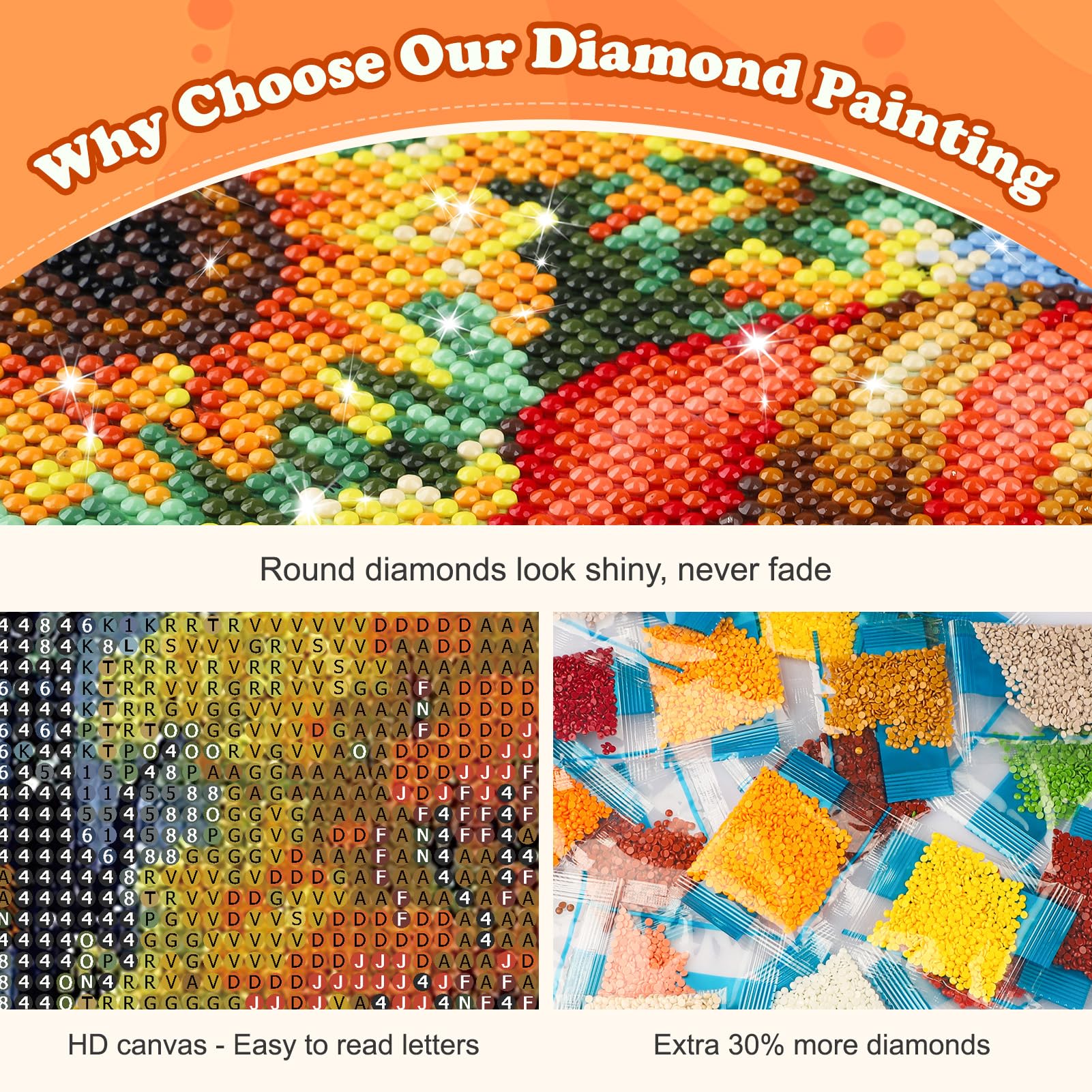 DAERLE 5D DIY Diamond Painting Beautiful Countryside - Image 4