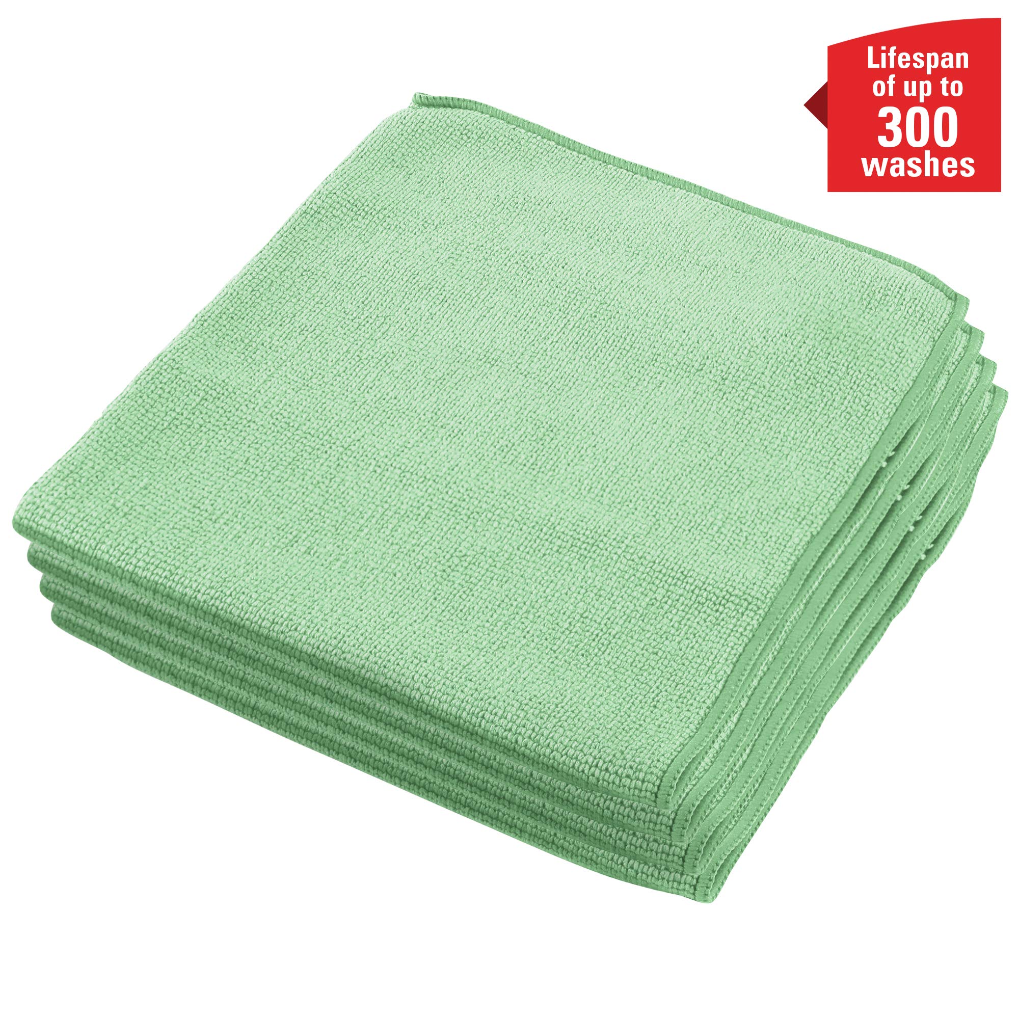 WypAll Paños de microfibra 8396, 4 paquetes portátiles x 6 paños verdes