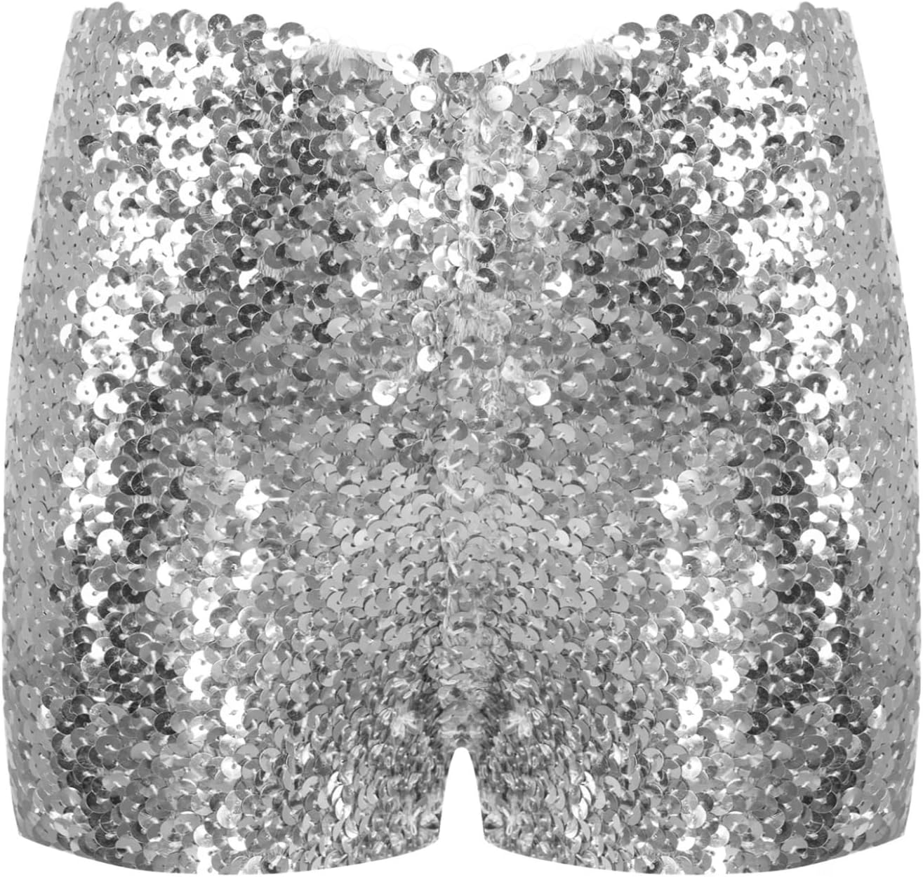 Girls Sparkly Sequin Hip Hop Jazz Dance Shorts Gymnastics Sports Shorts Hot Pants Tumbling Dancewear