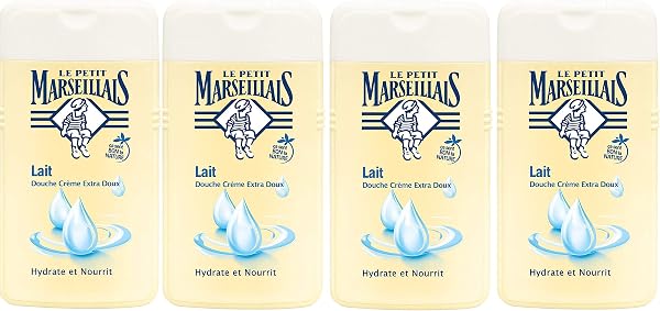 Le Petit Marseillais Gel Douche Extra Doux Pêche Blanche et Nectarine 250 ml Lot de 3 - 3