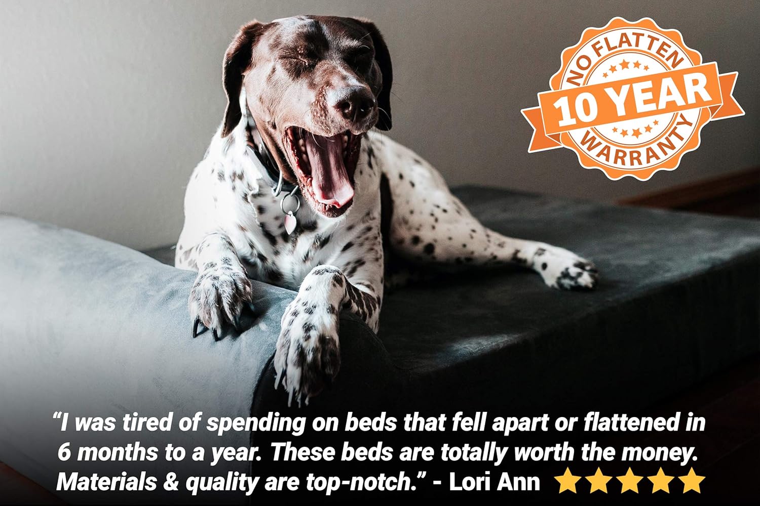 Big Barker 7" Orthopedic Dog Bed with Pillow-Top (Headrest Edition) | Dog Beds Made for Large, Extra Large & XXL Size Dog Breeds | Removable Durable Microfiber Cover | Made in USA : Pet Beds : Pet Supplies