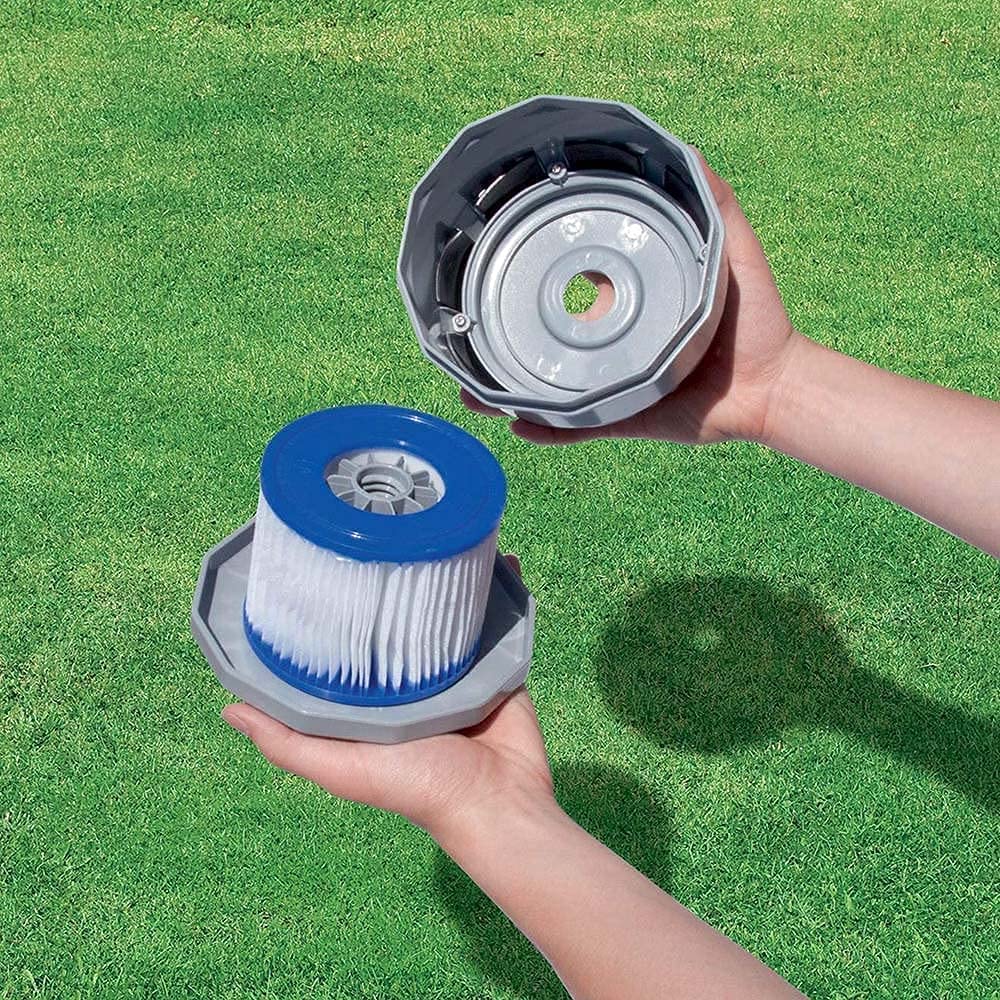 WuYan Cartucho de Repuesto para Piscina Filtro de Bomba 28601/28602 para Intex H Tipo 29007E, Juego de Cartuchos de Filtro para Piscina sobre el Suelo, bañera de hidromasaje SPA（2 Piezas）…
