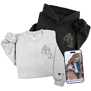 Amazon.com: GODMERCH Custom Embroidered Sweatshirts