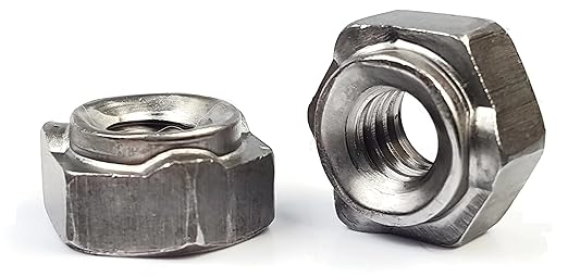 Amazon 六角溶接ナット スチール ロングパイロット 3プロジェクション Unc粗いサイズ 数量100 1 2インチ 13 溶接ナット 産業 研究開発用品 通販