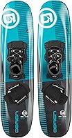 O'Brien Pro Trac 42" Trick Waterskis - Beginner Pair with Z-9 Bindings for Stability & Easy Trick Starts