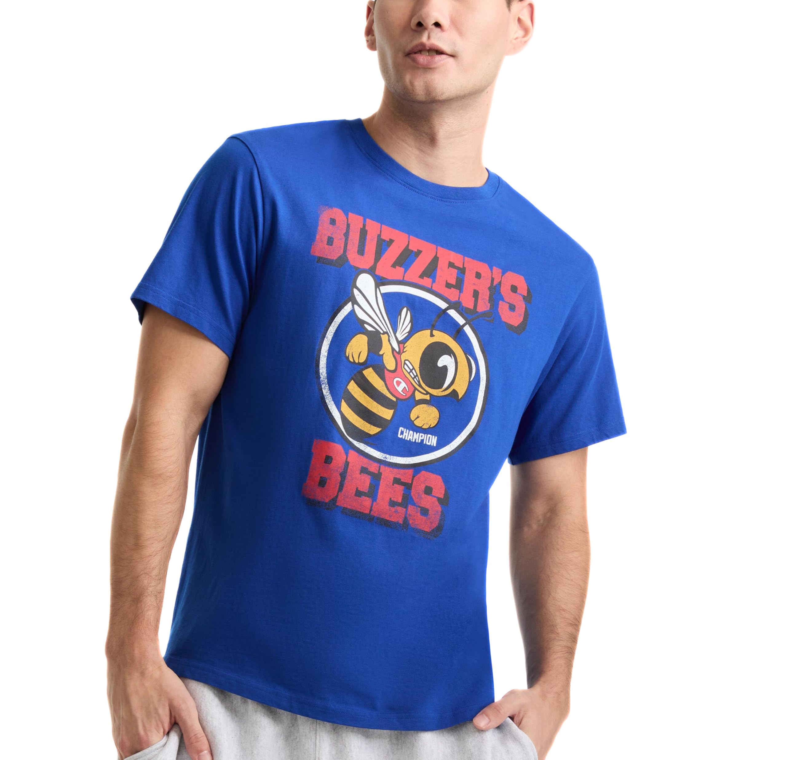 Champion Men's Surf The Web Rochester Short-Sleeve T-Shirt, Buzzing Bee, Medium