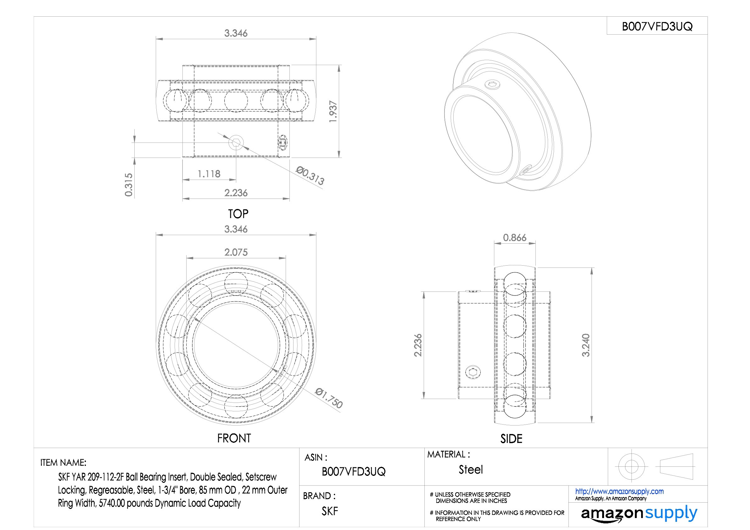 High Quality Steel UC201 To UC218 Pillow Block Bearing - Insert Bearing And Pillow Blocks Insert Bearings - View #5