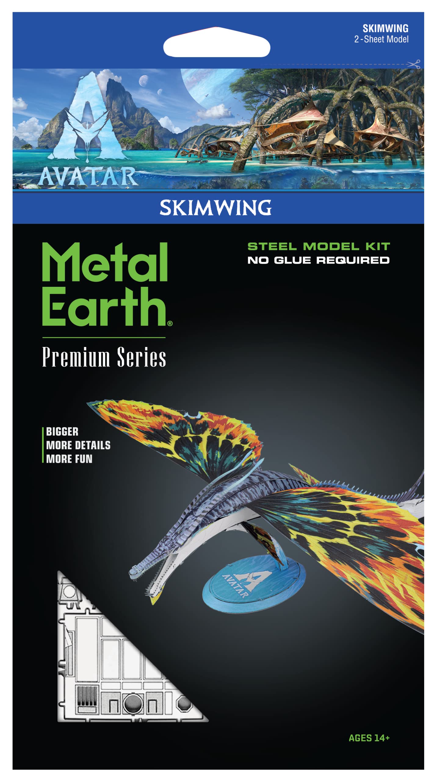 Metal Earth Premium Series Avatar 2 Skimwing 3D Metal Model Kit Fascinations