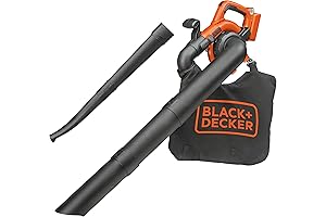 Cordless Leaf Blower with Extended-Reach Hard-Surface Sweeper Cleaner