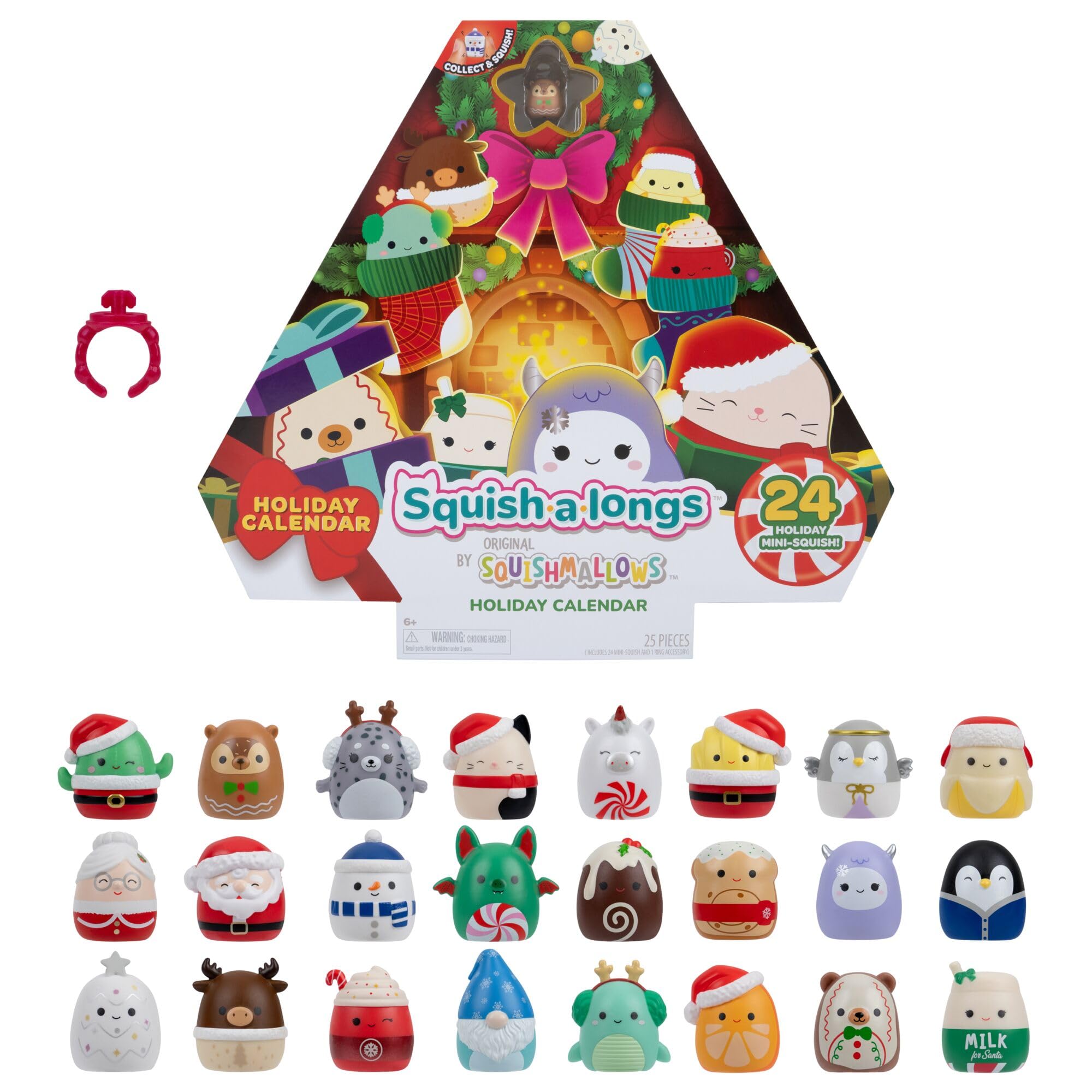 Squish-a-longs Holiday 2026 Advent Calendar – Includes 24 Mini-Squish
