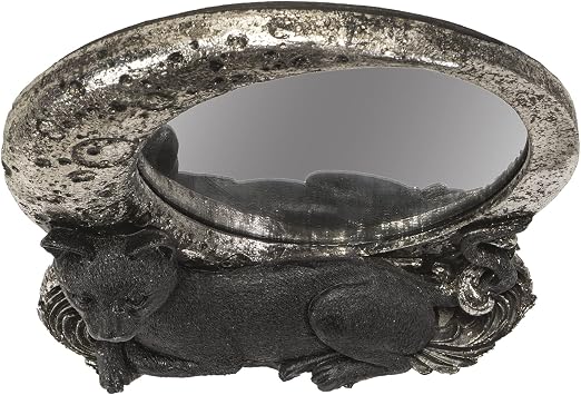 Pacific Giftware Moon Mirror with Iniquitous Black Cat
