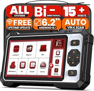 ANCEL FX6100 OBD2 Bidirectional Scanner: All-System Diagnostics, Active Tests, 15+ Resets, FCA AutoAuth, CAN FD, Lifetime Free Updates