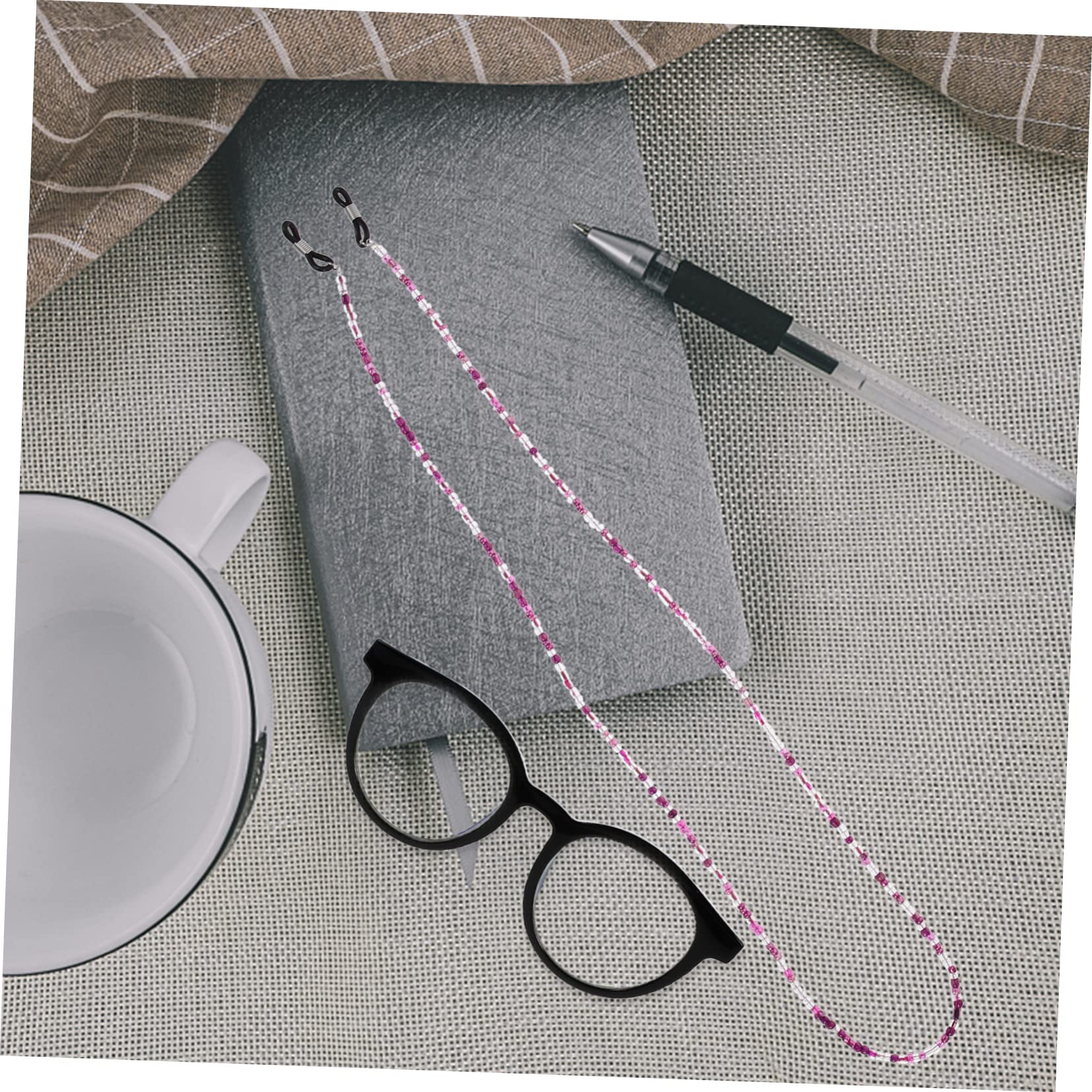FRCOLOR Cadena Para Gafas Ajustable Elegante Azul Para Mujer Con Cordón Para Gafas De Sol Cuerda Para Gafas Para Hombre