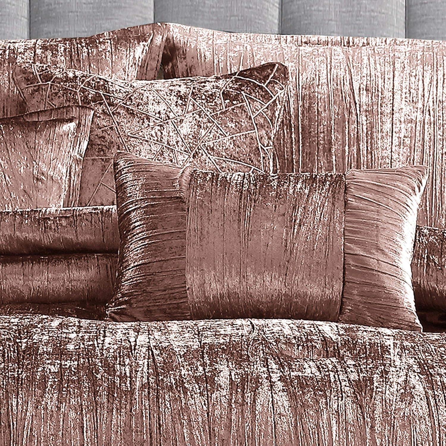 Riverbrook Home Set piumino, poliestere, Odren-avorio/grano, king size