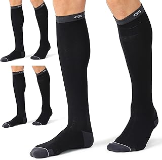 Best CELERSPORT 3 Pairs Compression Socks 20-30mmHg for Men and Women Nursing Socks Review 