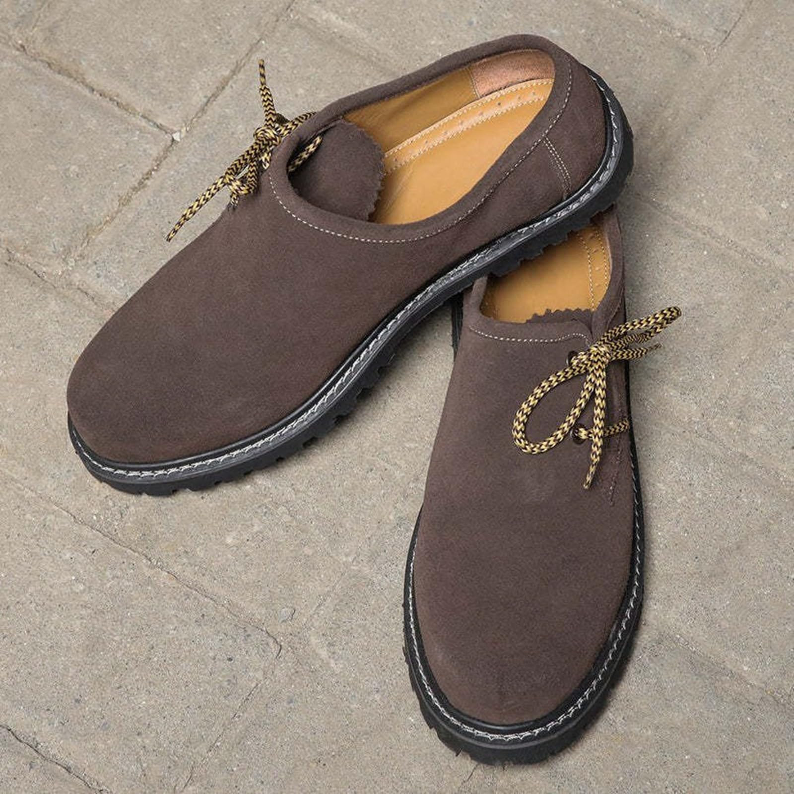 Generisch Trachten Haferlschuhe Trachtenschuhe Original-Handmachart Lederschuhe Wildleder