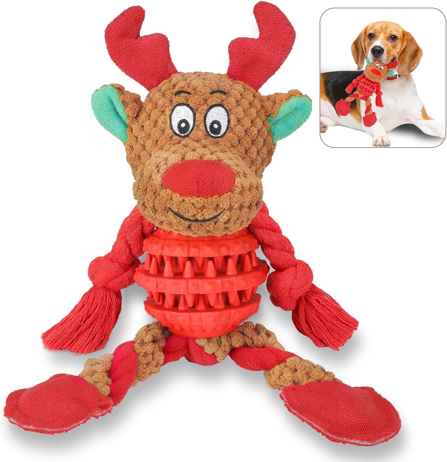 GoodBoy Christmas Dog Toys Grunting Festive Piggy 19cm Amazon.co.uk
