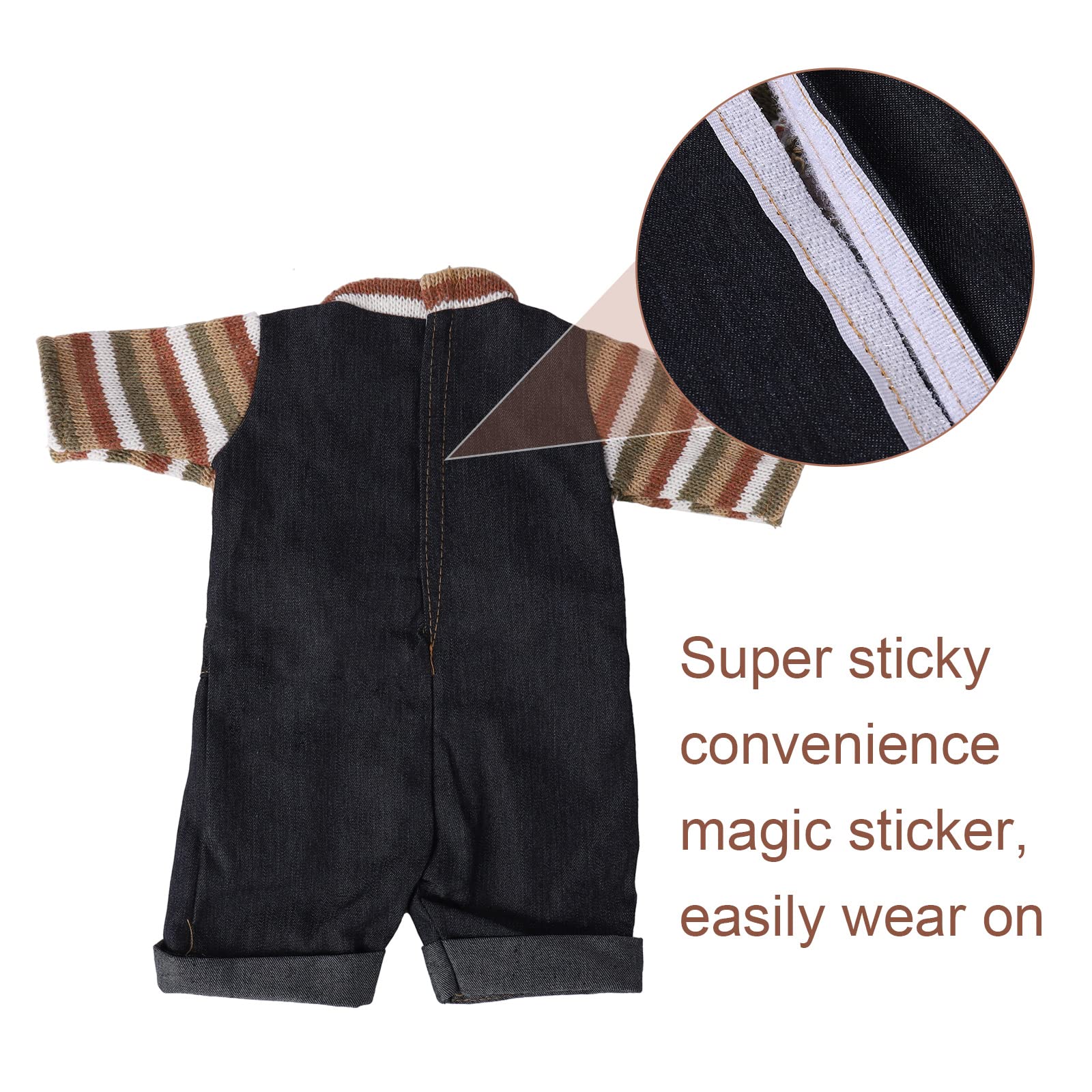 Pack De 2 Vestidos Para Muñecas De 35-43 Cm, Tela Suave Y Fácil De Poner, Para Niñas