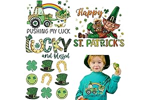 St. Patrick's Day Iron On Transfers - The Ultimate Festive Addon to Your Wardrobe!