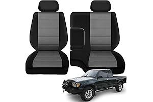 Car Seat Covers 60/40 Split Knitted Front Bench Compatible with 1995-2000 Toyota Tacoma