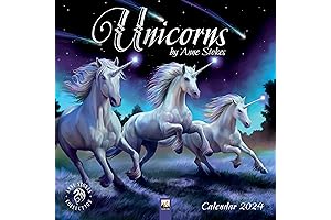 Unicorns by Anne Stokes Wall Calendar 2024: A Captivating Realm of Fantasy and Enchantment
