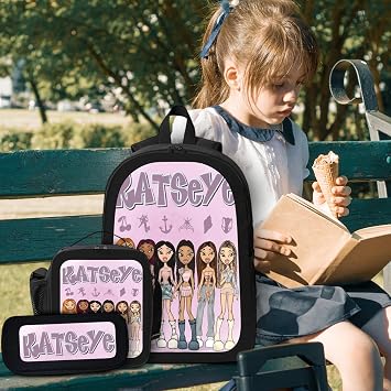 Katseye Backpack Katseye Merch Campus Bag Lightweight Travel New Semester Gifts Korea Pop Backpack For Fans