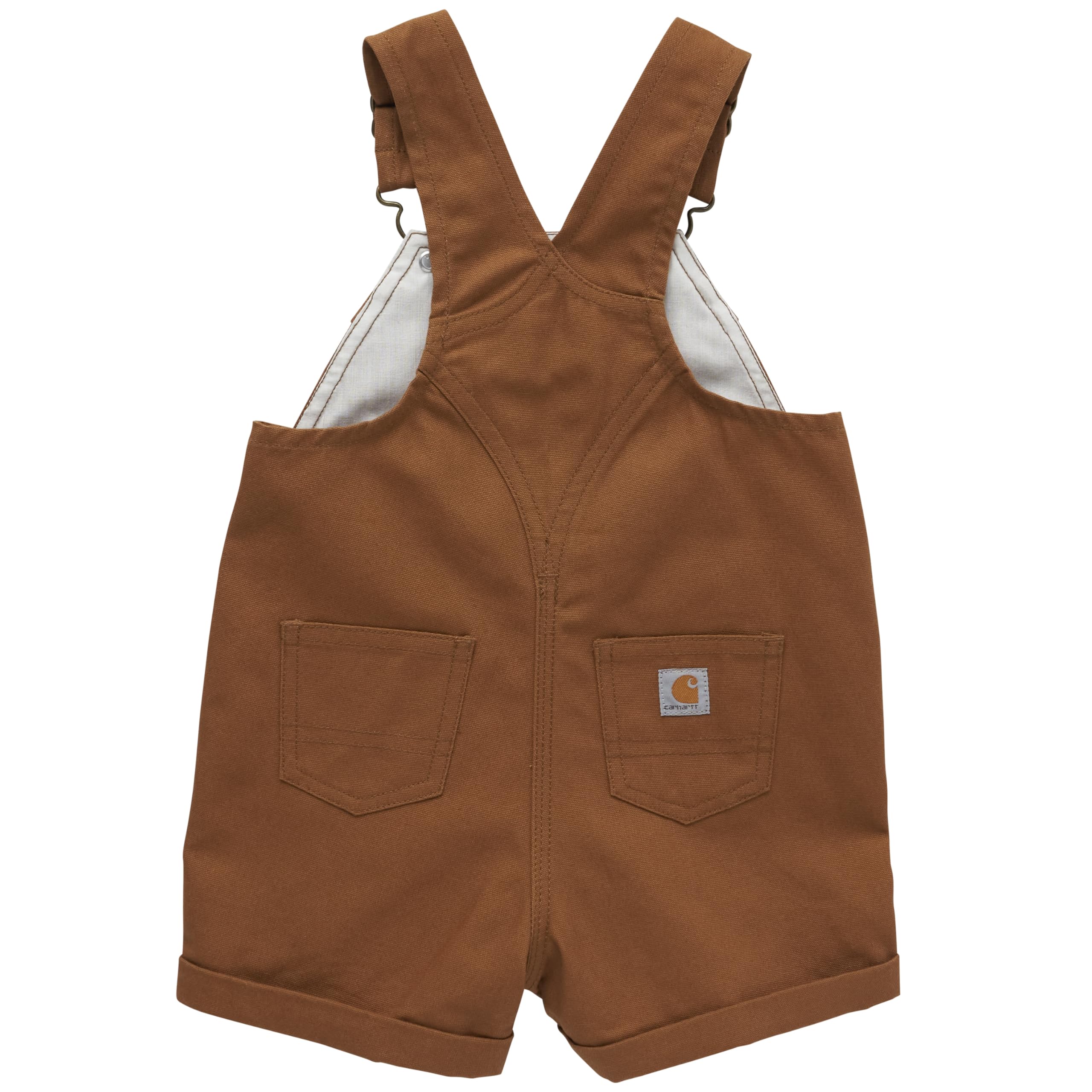 Carhartt CM9748 - Pantalón corto de lona con volantes frontales para niñas