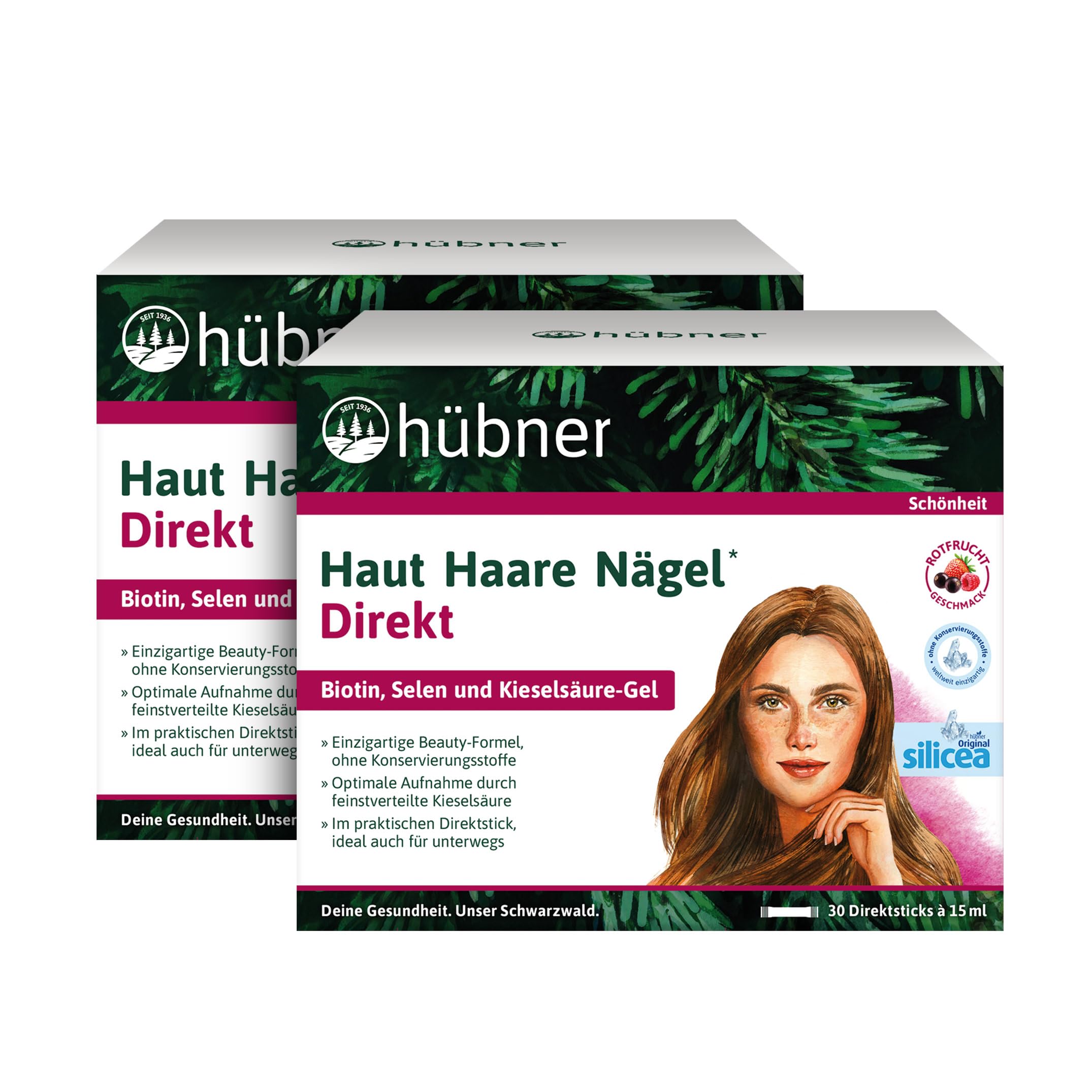 Hübner DOPPELPACK Silicea Direct für Haut, Haare und Nägel 2x30Stück