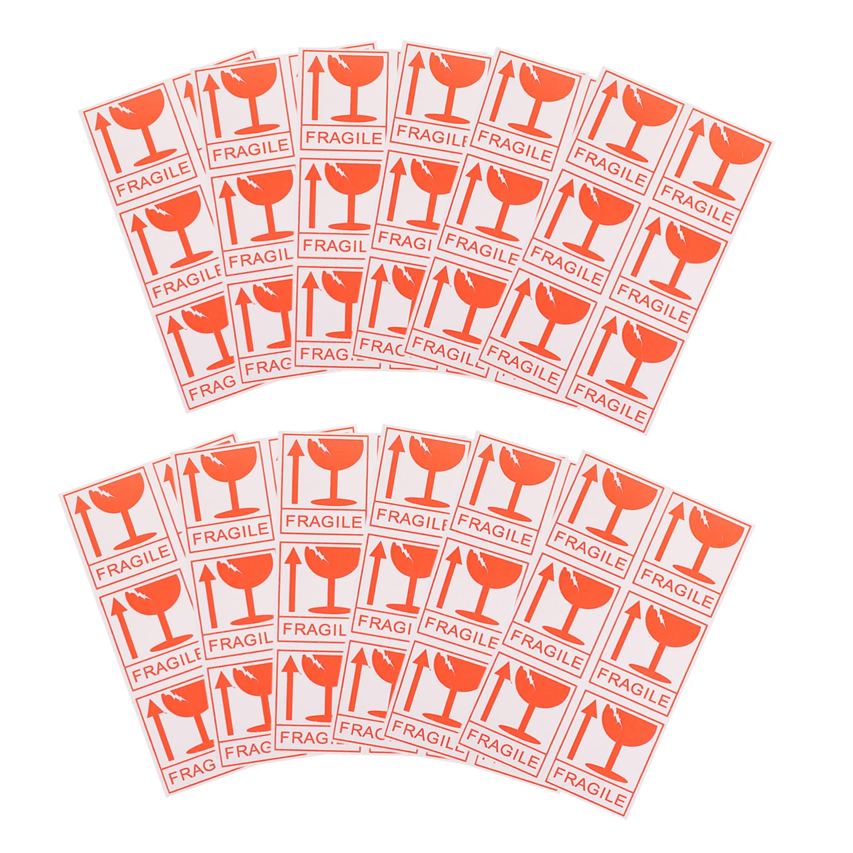 LALAFINA Professional Fragile Stickers 258 Count Caution up Adhesive Labels for Packages