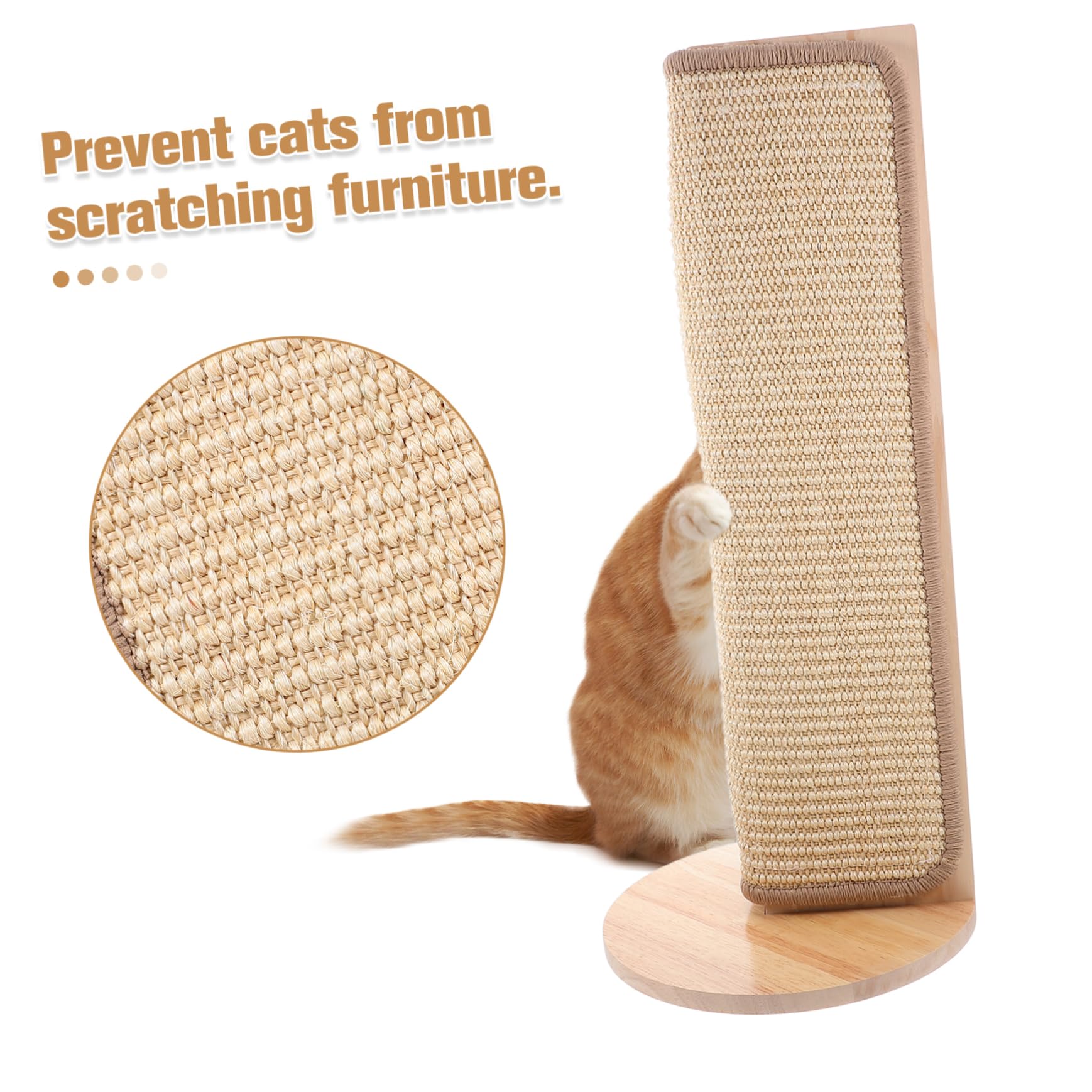 ibasenice Rascador de Sisal Natural para Gatos Protector de Esquina para Sofá, Almohadilla Resistente al Desgaste para Muebles, Adecuado para Proteger Paredes y Sofá de Arañazos de Gato