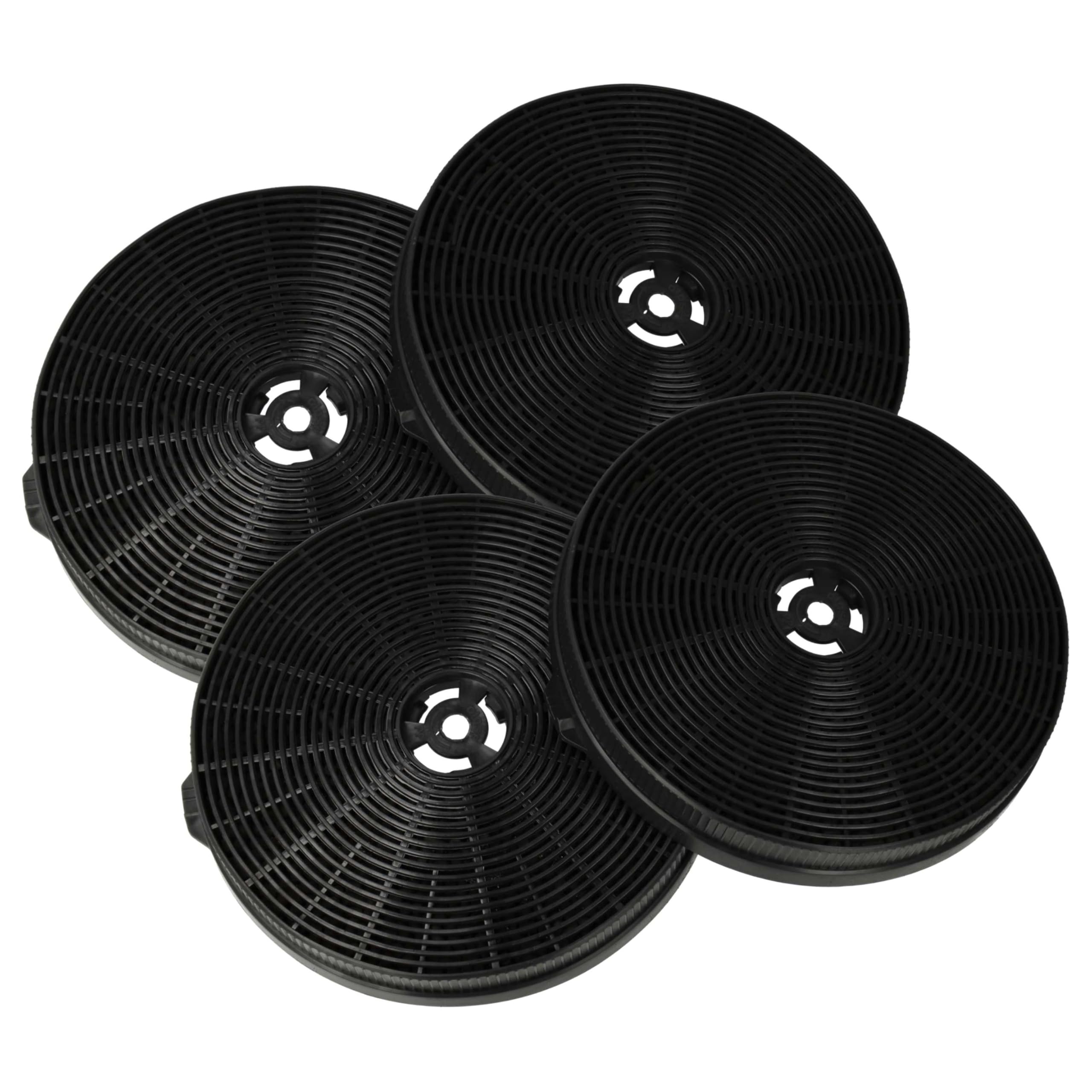 vhbw filtro a carboni attivi sostituisce Candy 49037930 per cappe aspiranti - 17,5 cm