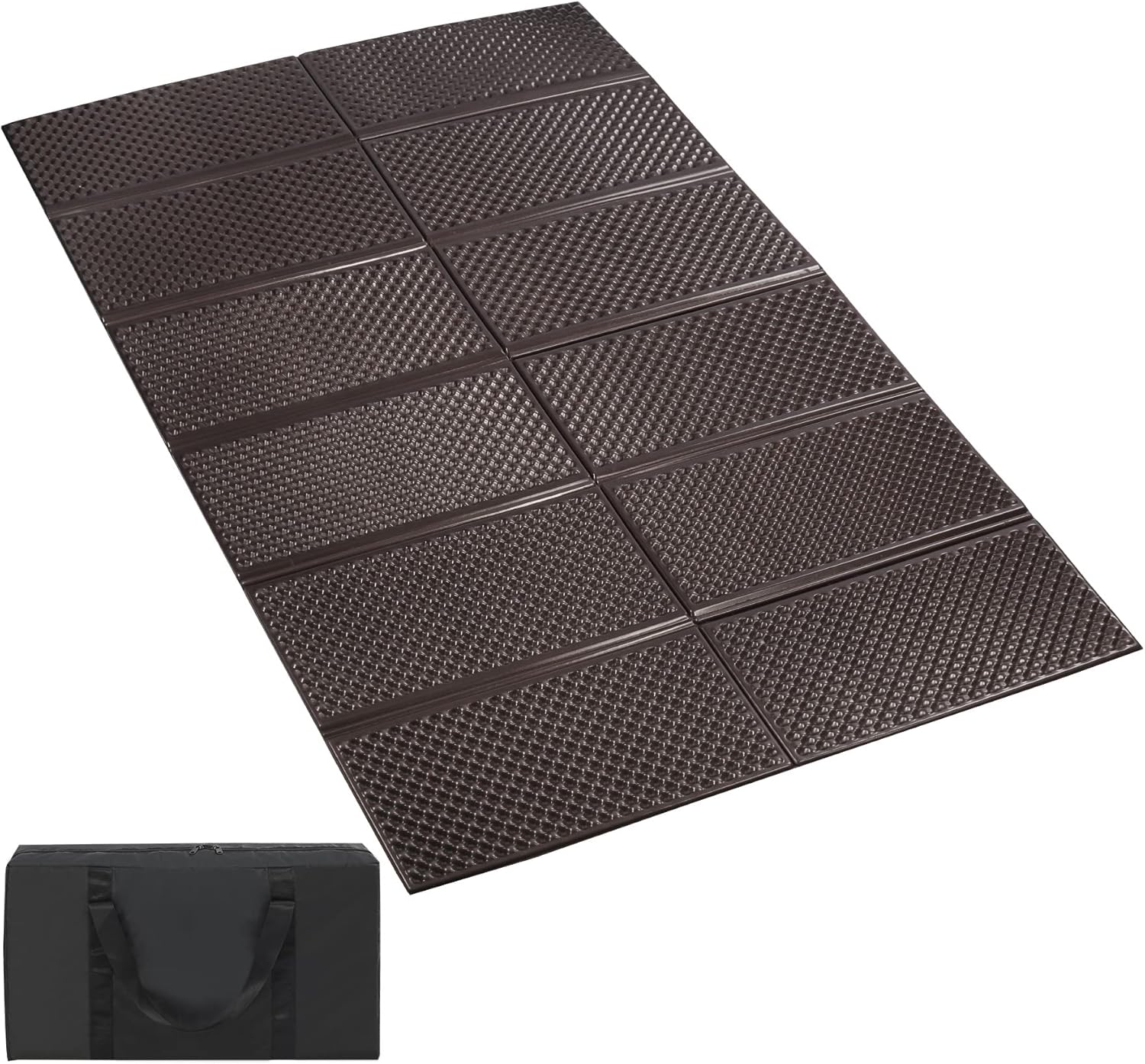 REDCAMP Double Closed Cell Foam Sleeping Pad for Camping, 6.6x4FT Lightweight