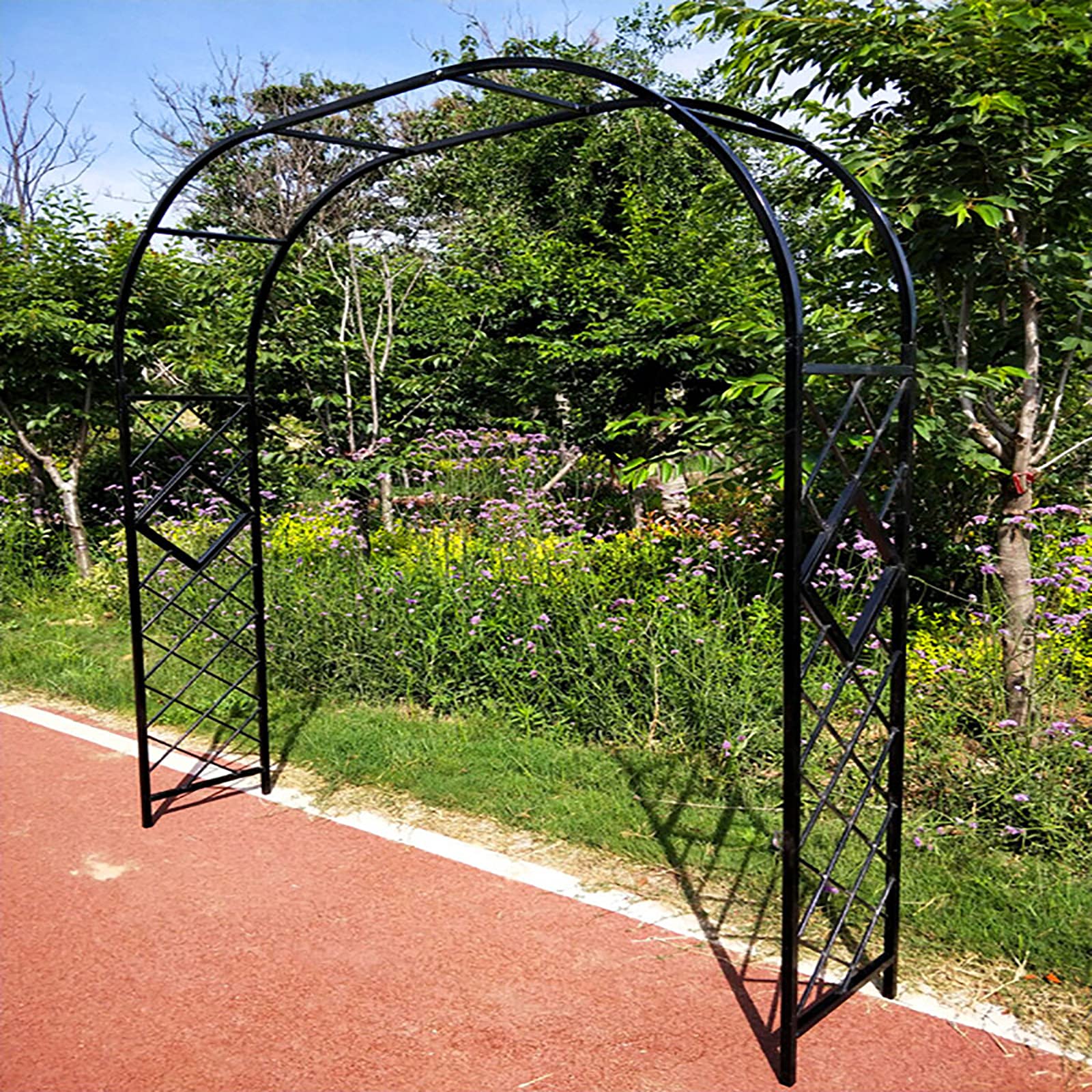 Rosenbogen Rankgitter,Torbogen Metall Rankhilfe Rankgitter Spalier,für Verschiedene Kletterpflanzen Gartenbogen Rankbogen